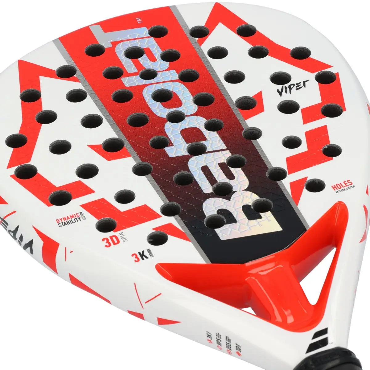 Babolat Counter Viper — Raquette de Padel Blanc/Rouge 2025