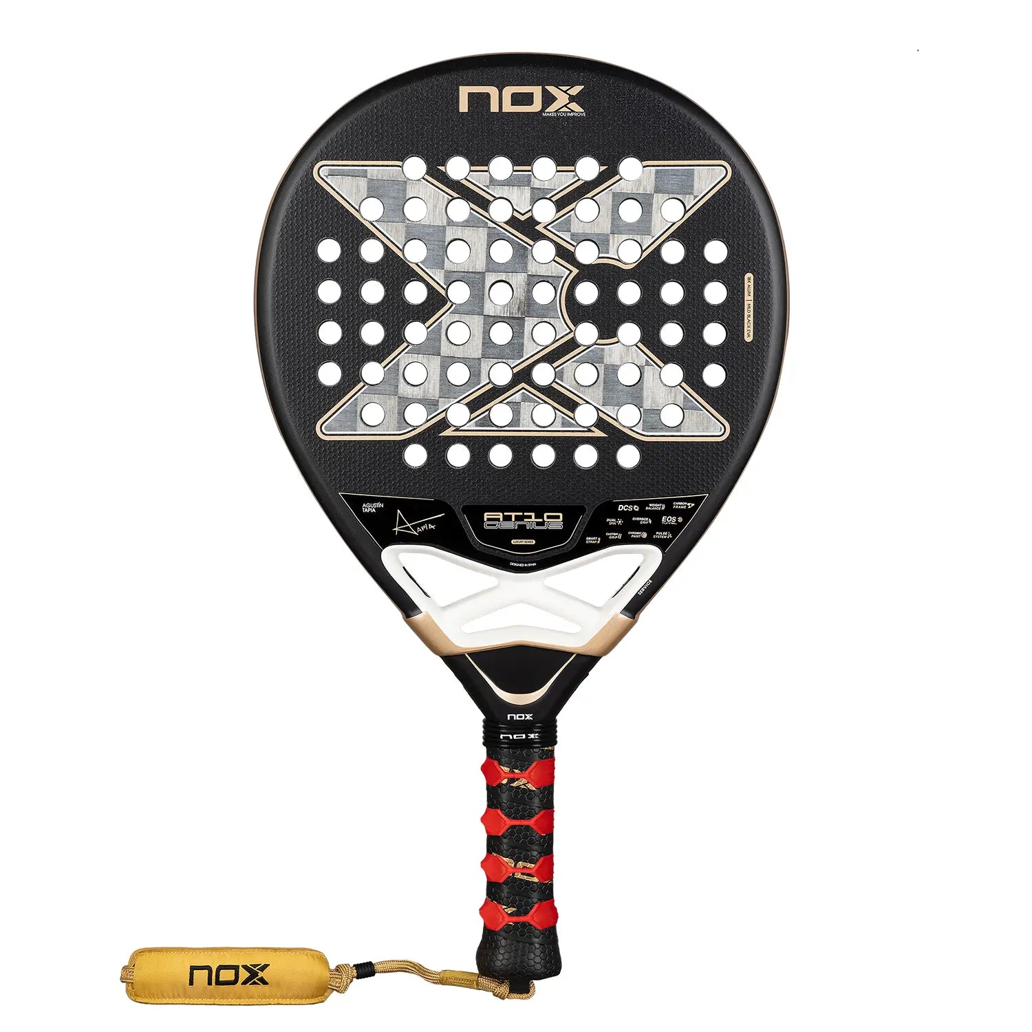 NOX AT10 Genius 18K Alum 2026 — Raquette de padel par Agustín Tapia