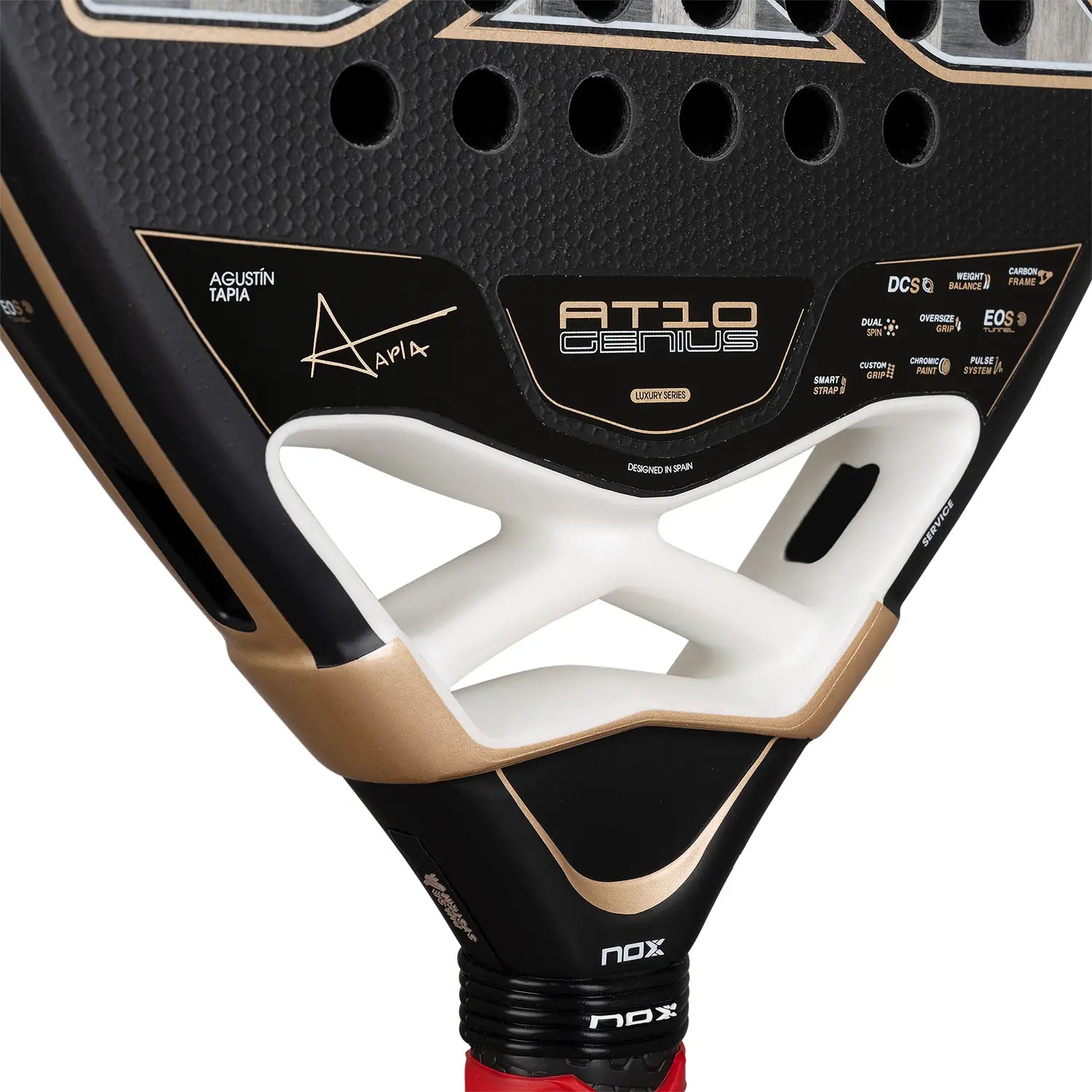 NOX AT10 Genius 18K Alum 2026 — Raquette de padel par Agustín Tapia