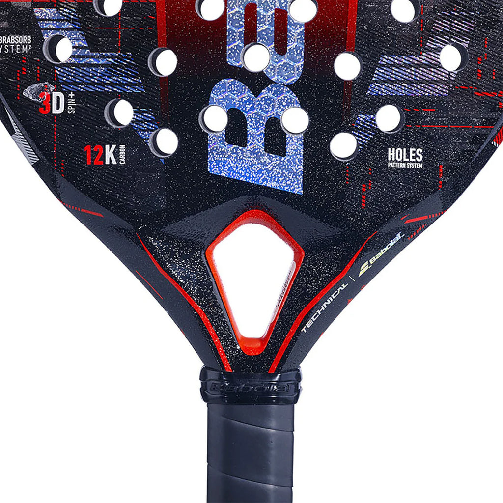 Babolat Technical Viper 12K — Padel Racket Black/Red 2025