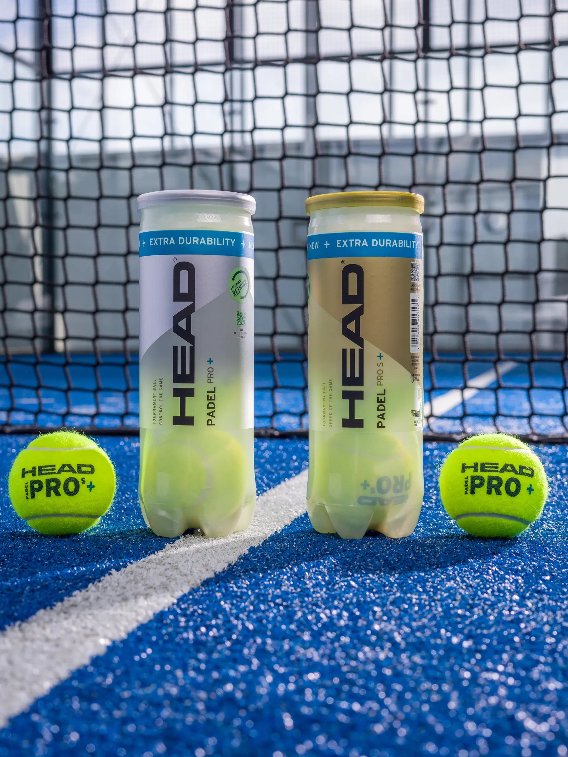 Head Padel Pro S+ — Tube 3 Balles de Padel