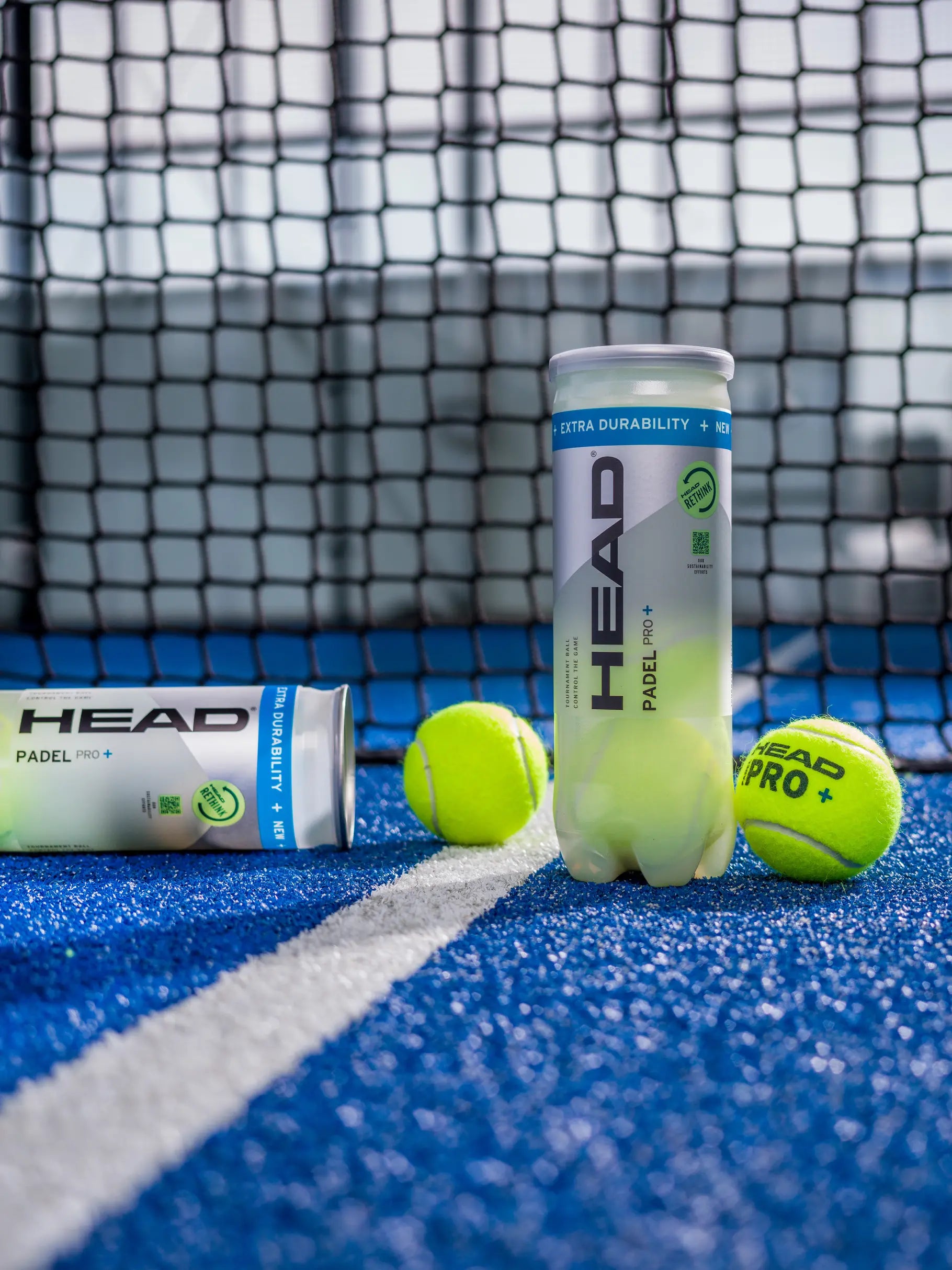 Head Padel Pro+ — Tube 3 Balles de Padel