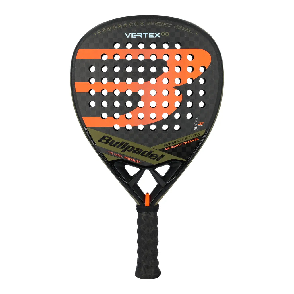 Bullpadel Vertex 03 — Raquette de Padel Noir/Orange 2023