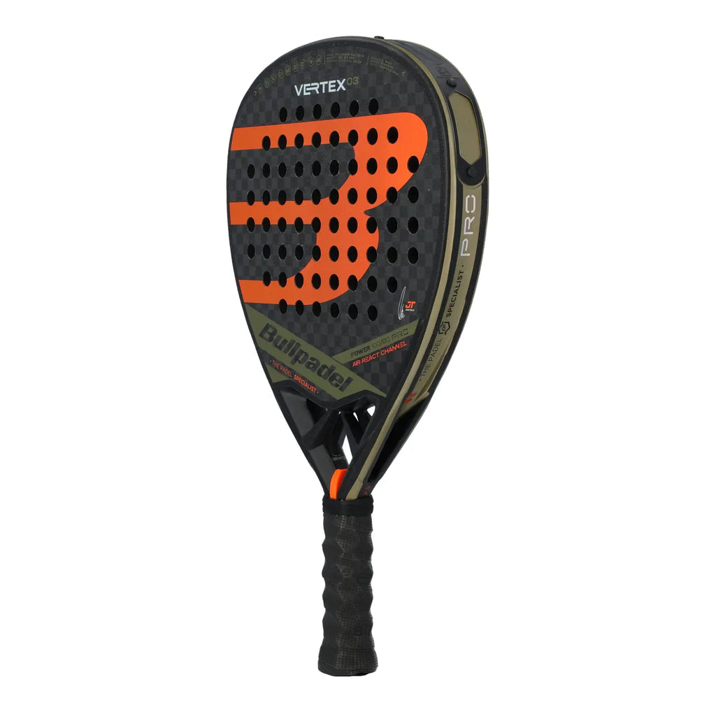 Bullpadel Vertex 03 — Raquette de Padel Noir/Orange 2023