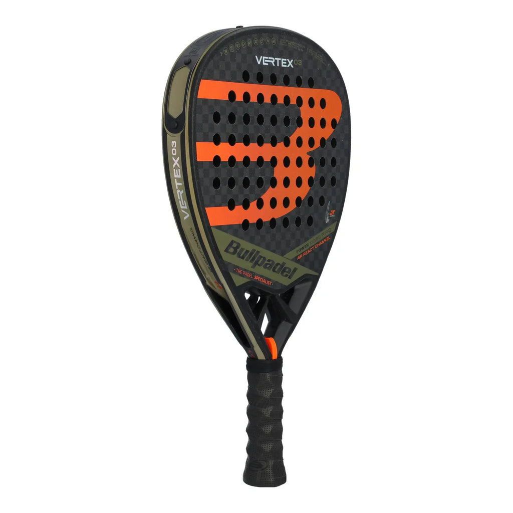 Bullpadel Vertex 03 — Raquette de Padel Noir/Orange 2023