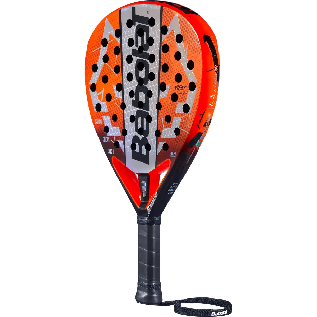Babolat Viper Juan Lebrón 3.0 — Raquette de Padel Orange/Noir 2026