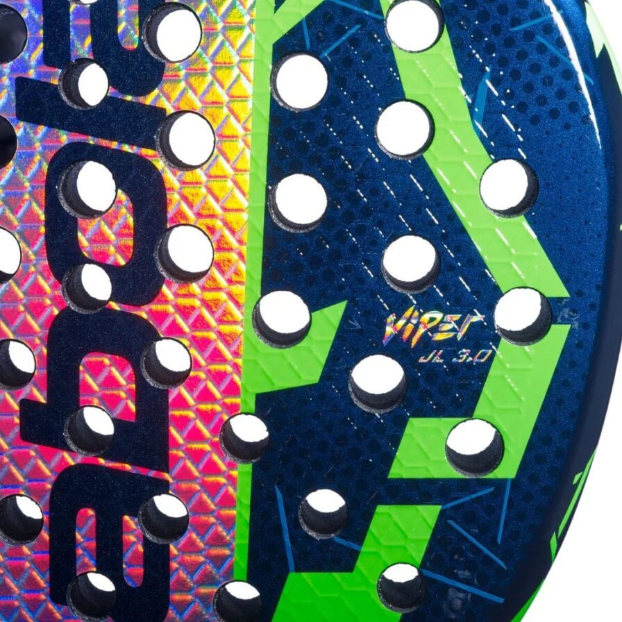 Babolat Viper Juan Lebrón 3.0 FW 2026 – détail de la face carbone 3K