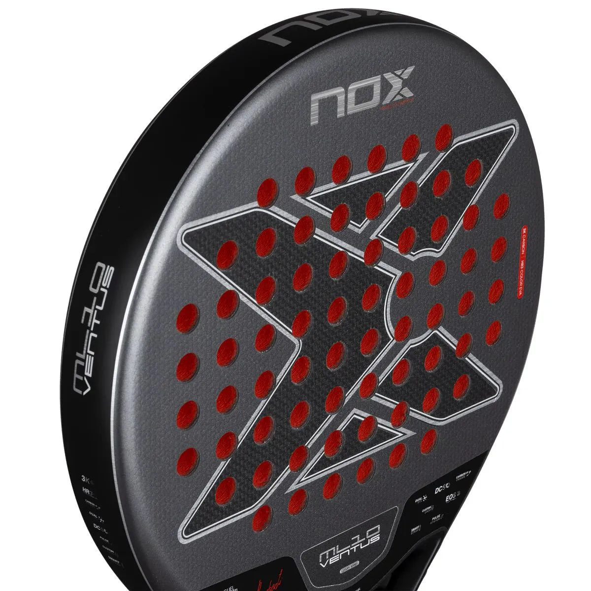 NOX ML10 Ventus Control 3K 2026 Lamperti – détail de la face Dual Spin