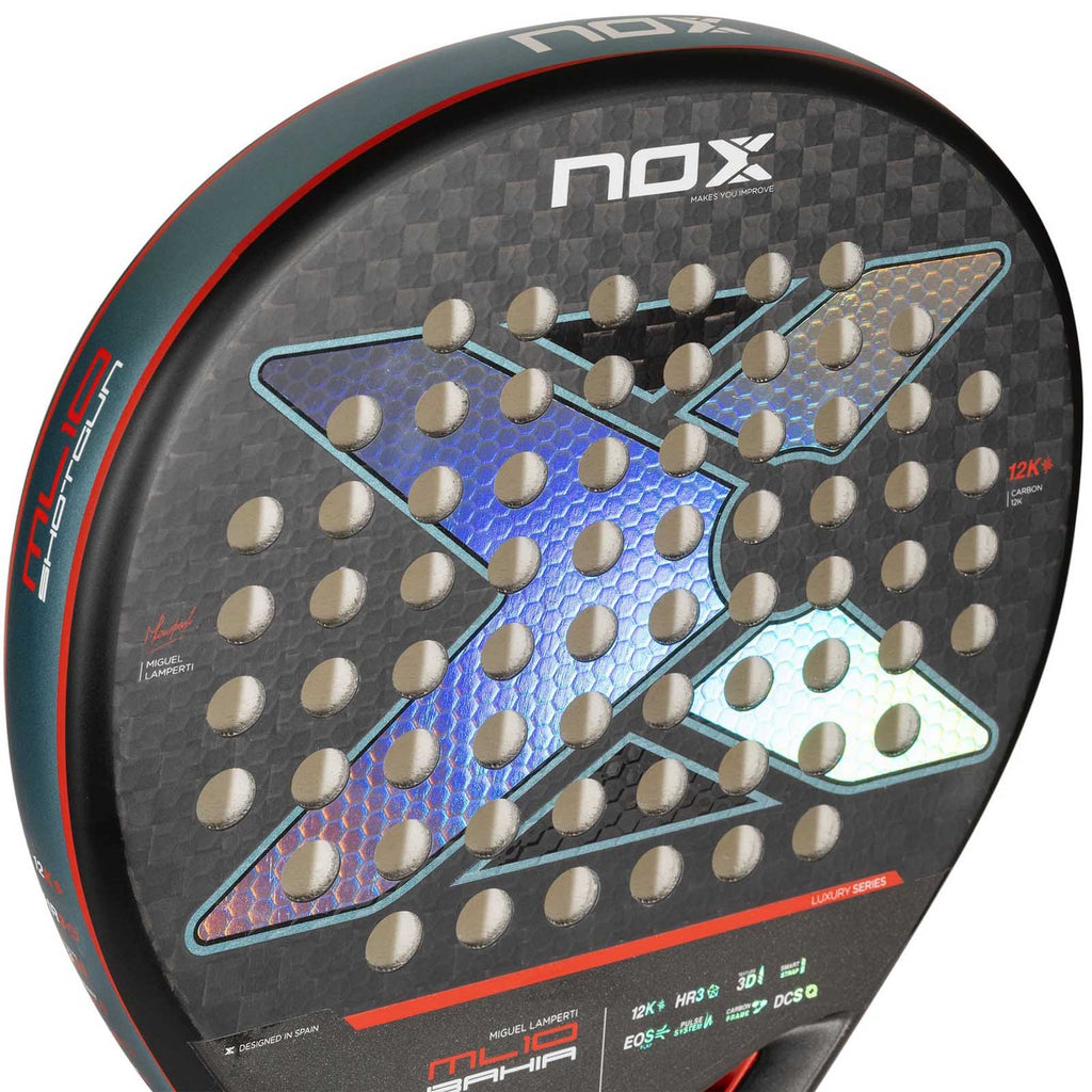 NOX ML10 Bahia — Raquette de padel Luxury Series 2024 par Miguel Lamperti