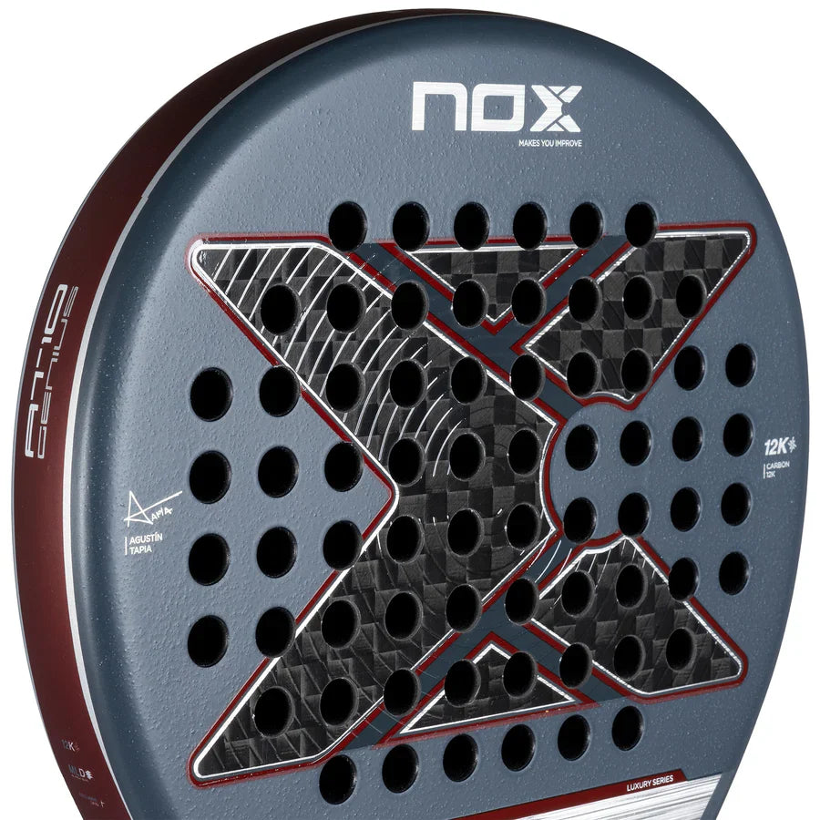 NOX AT10 Luxury Genius 12K 2025 — Padel Racket by Agustín Tapia