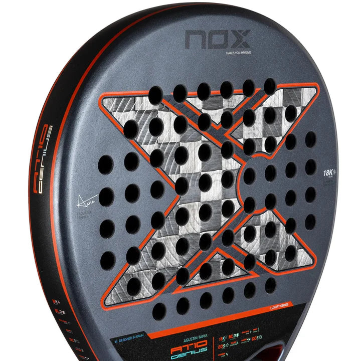 NOX AT10 Genius 18K LTD 2025 — Padel Racket by Agustín Tapia