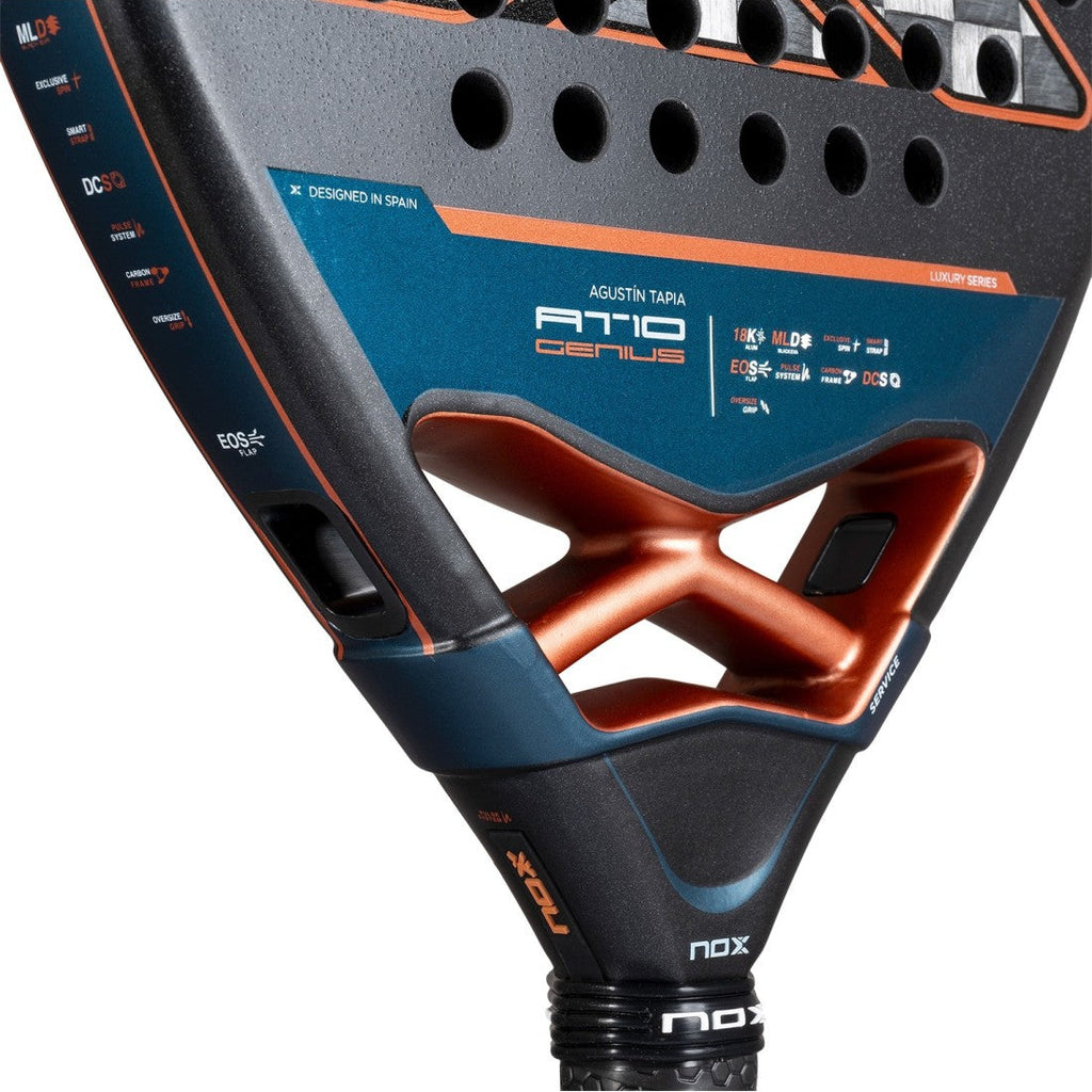 NOX AT10 Luxury Genius 18K Alum 2025 — Raquette de padel par Agustín Tapia