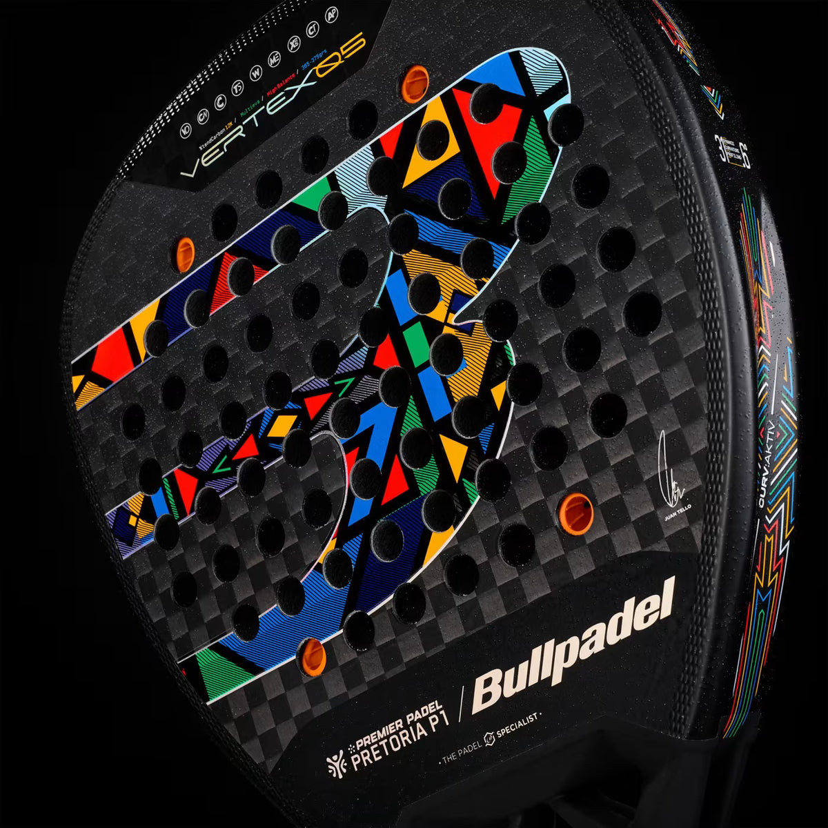 Bullpadel Vertex 05 Pretoria LTD 2026 – raquette de padel Juan Tello, vue 8