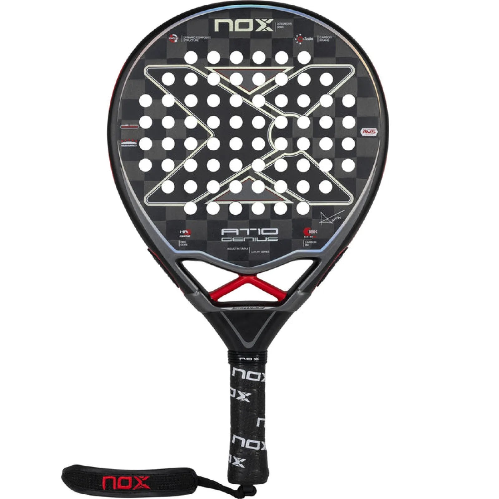 NOX AT10 Luxury Genius 18K Alum 2023 — Raquette de padel par Agustín Tapia