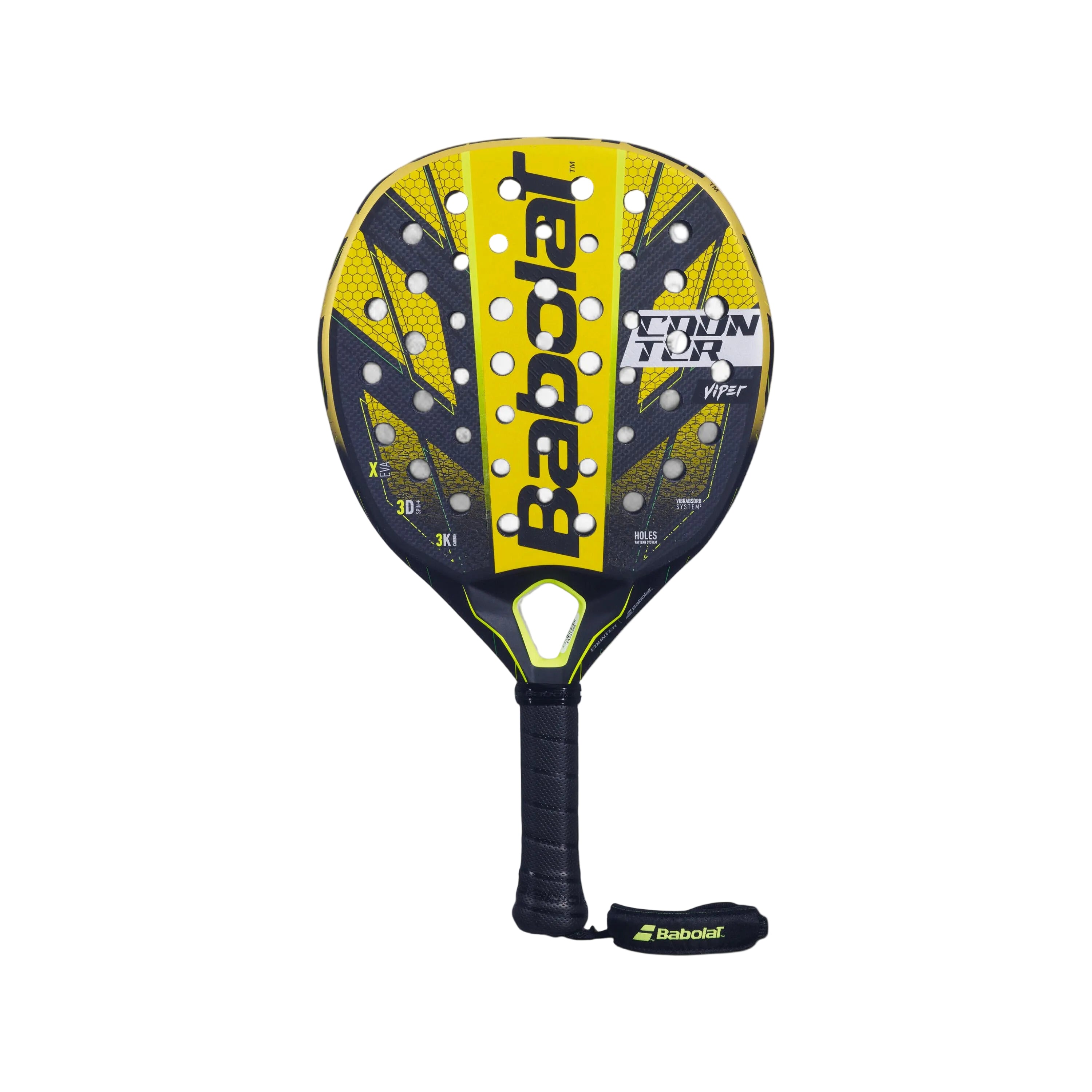 Babolat Counter Viper — Raquette de Padel Jaune/Noir 2024