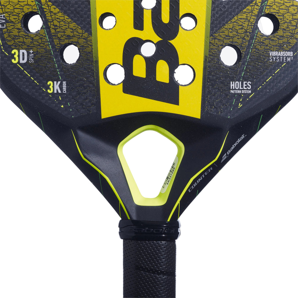 Babolat Counter Viper — Raquette de Padel Jaune/Noir 2024
