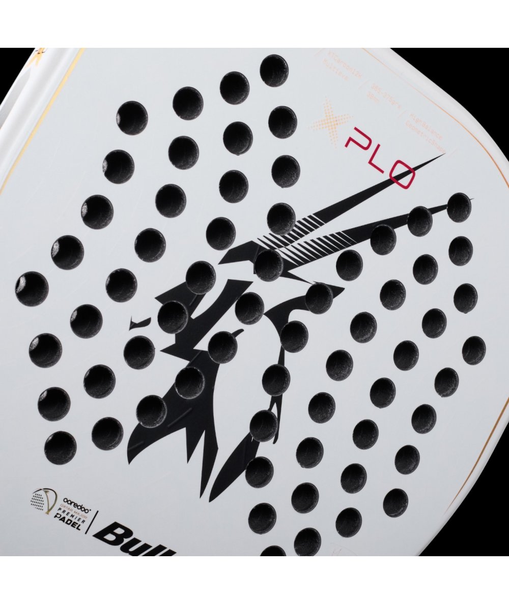 Bullpadel XPLO Qatar 2026 — Padel Racket White/Gold Limited Edition