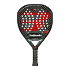 Bullpadel XPLO 2025 – raquette de padel noir et rouge, vue de face
