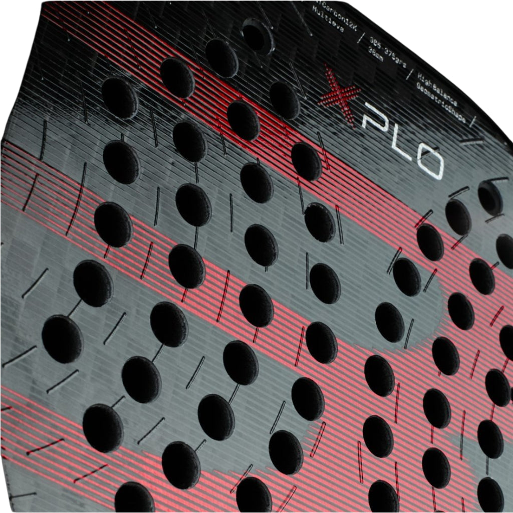 Bullpadel XPLO 2025 – détail de la face rugueuse